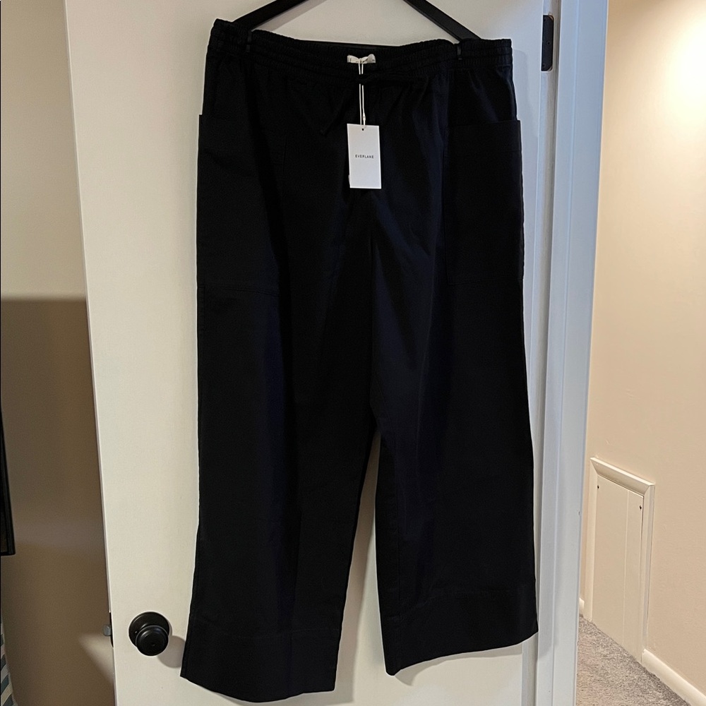 Everlane Easy Cargo Pants, Black, XXL